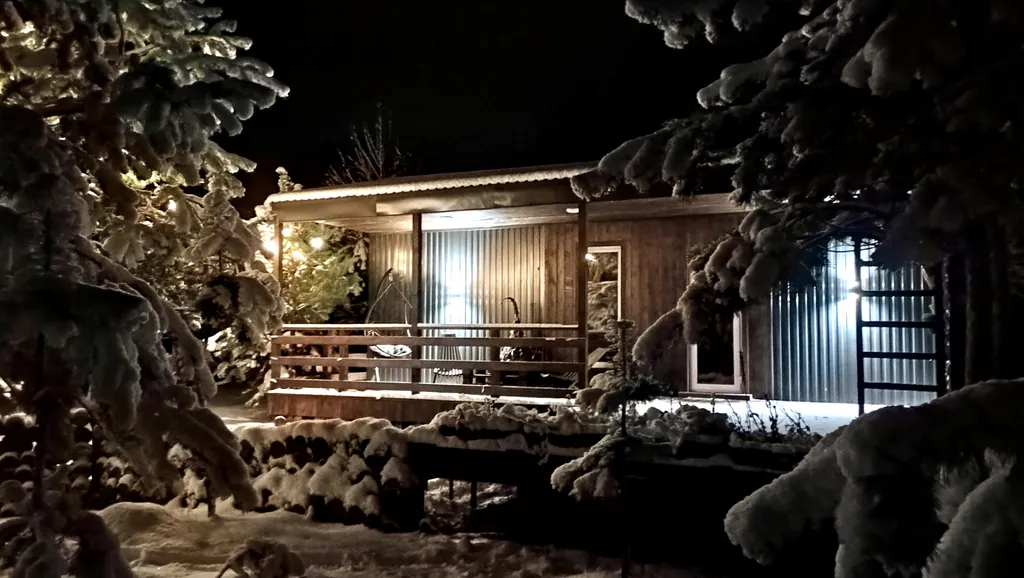 Уютный домик в сосновом лесу