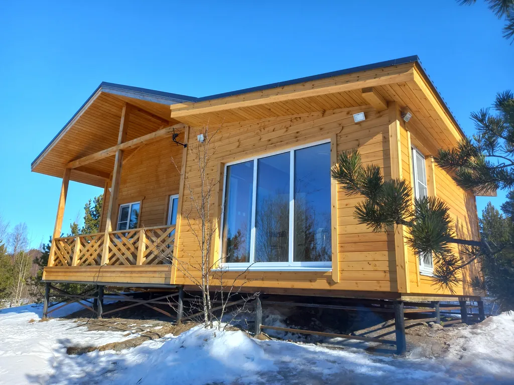 Коттедж Дом в окружении леса и скал — Мережнаволок