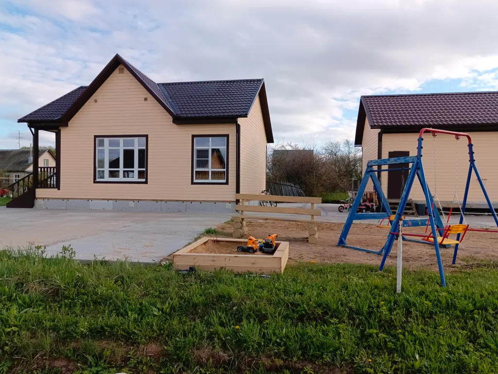 Дом семья с баней и чаном