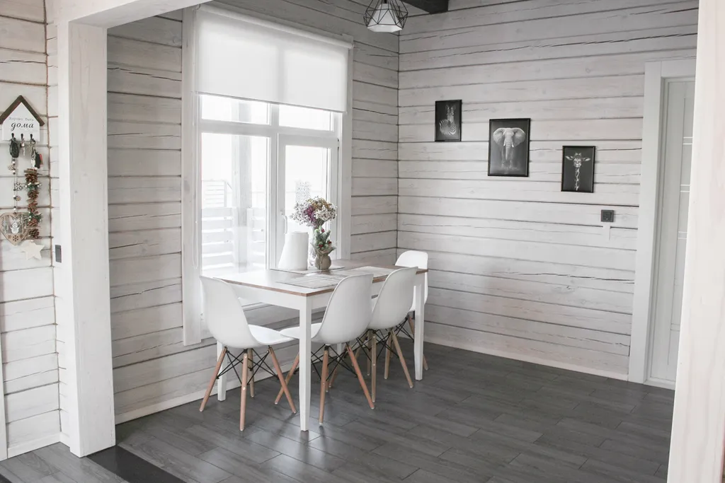 Уютный светлый деревянный домик с сауной и купелью