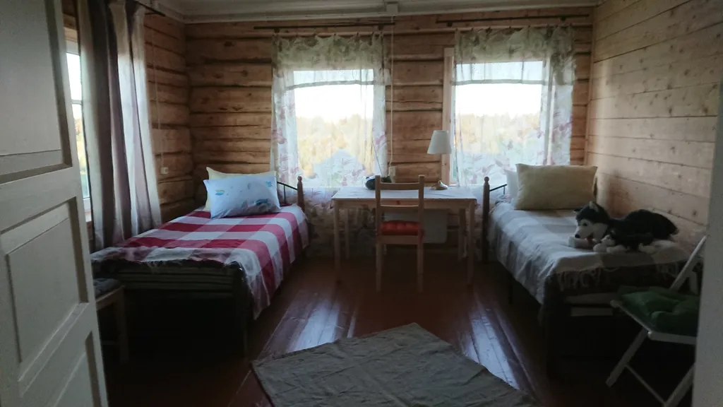 Настоящий деревенский домик в Карелии