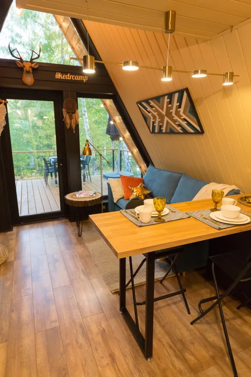 Глэмпинг Krona camp (Дома A-frame в лесу) 40 км от Уфы