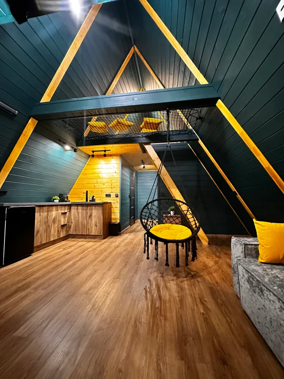 Darhaus домик с чаном в лесу