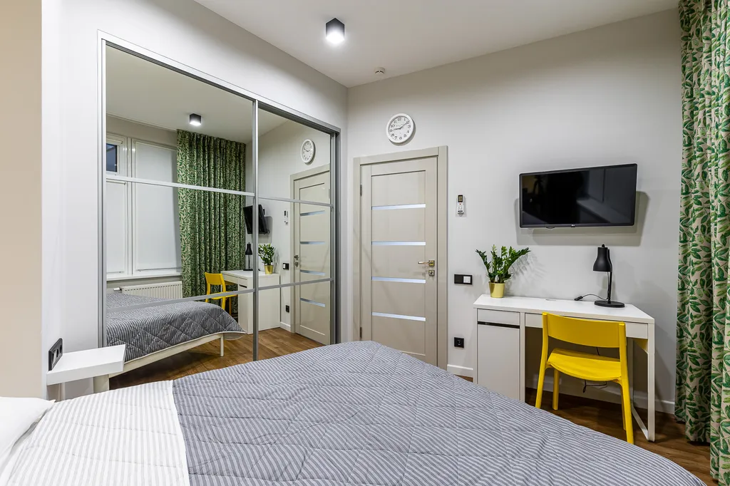 Квартира с 2 спальнями с балконом