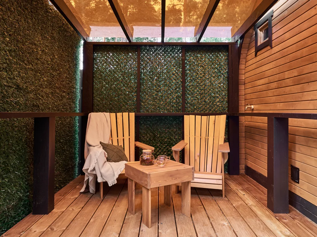 Дом с баней и зоной отдыха