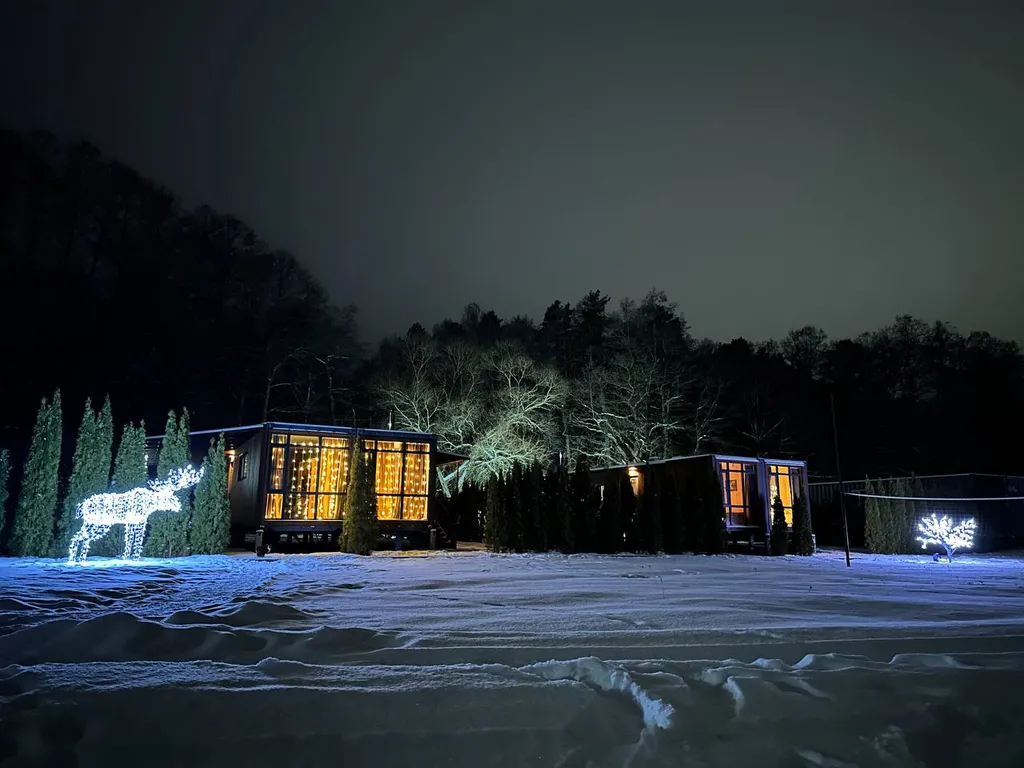 Уютный дом-лофт №3 (The third) с видом на реку и лес