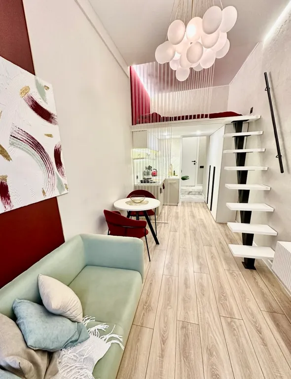 Квартира Квартира Стильная, новая студия на четверых — Москва