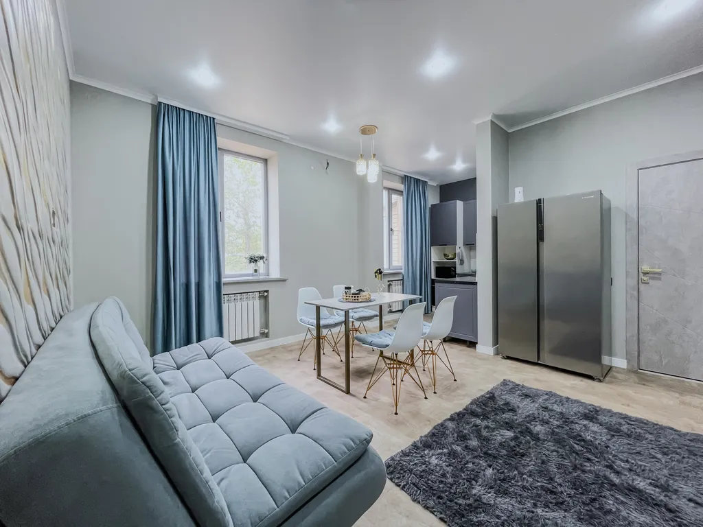 Стильная квартира с кроватью king-size