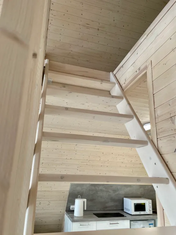 Дом-шалаш N1 с видом на Выборгский залив