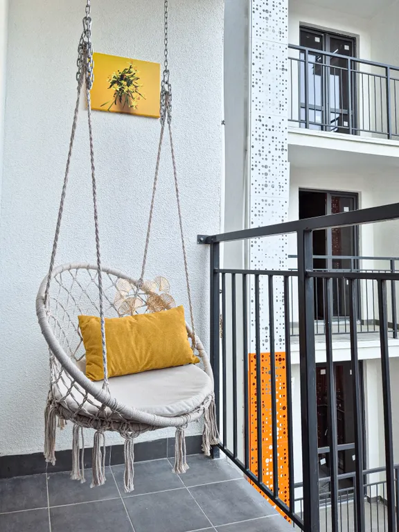 Студия в ЖК Летний с балконом и видом на лес