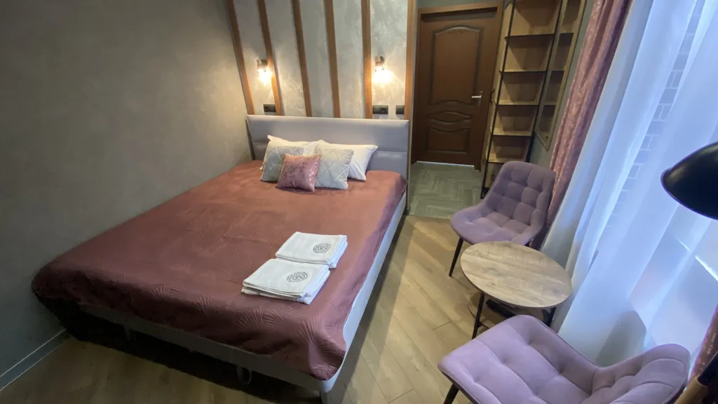 Уютный апартамент с двуспальной кроватью