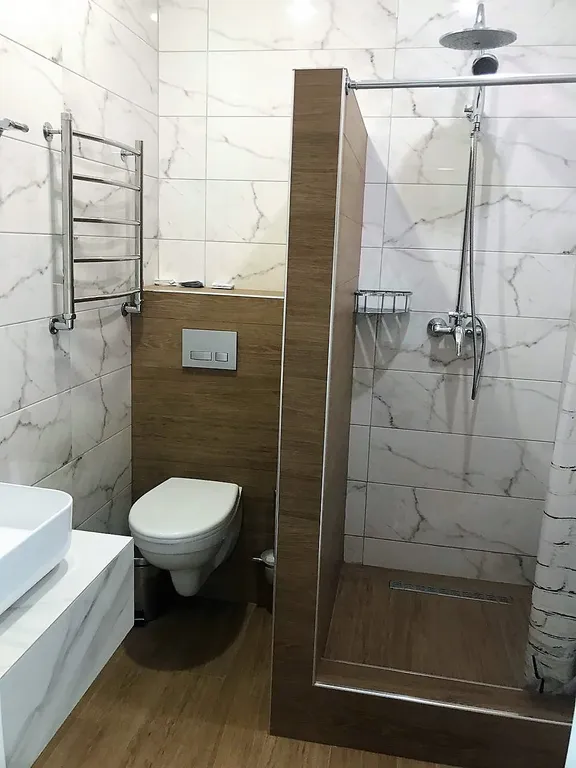 Квартира Квартира Однокомнатный апартамент с видом на город на 7 этаже — Анапа