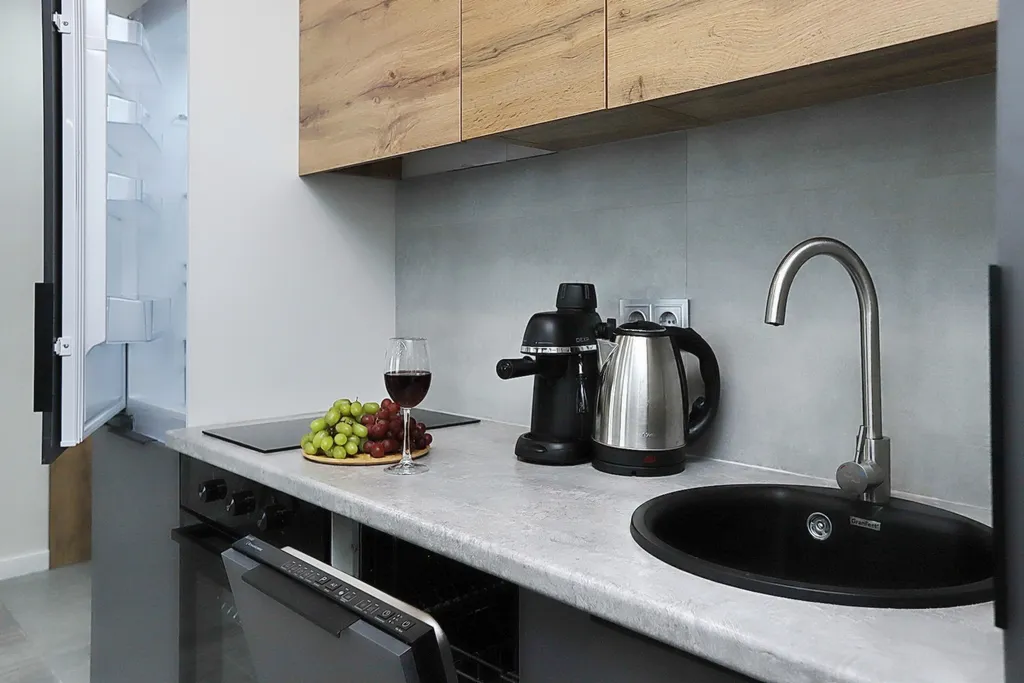 Квартира на 23-м этаже с парящей кроватью