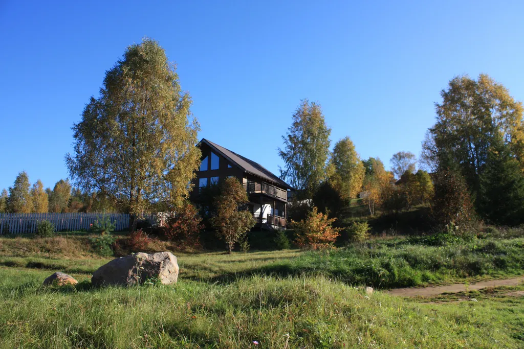 Шале с сауной на берегу реки