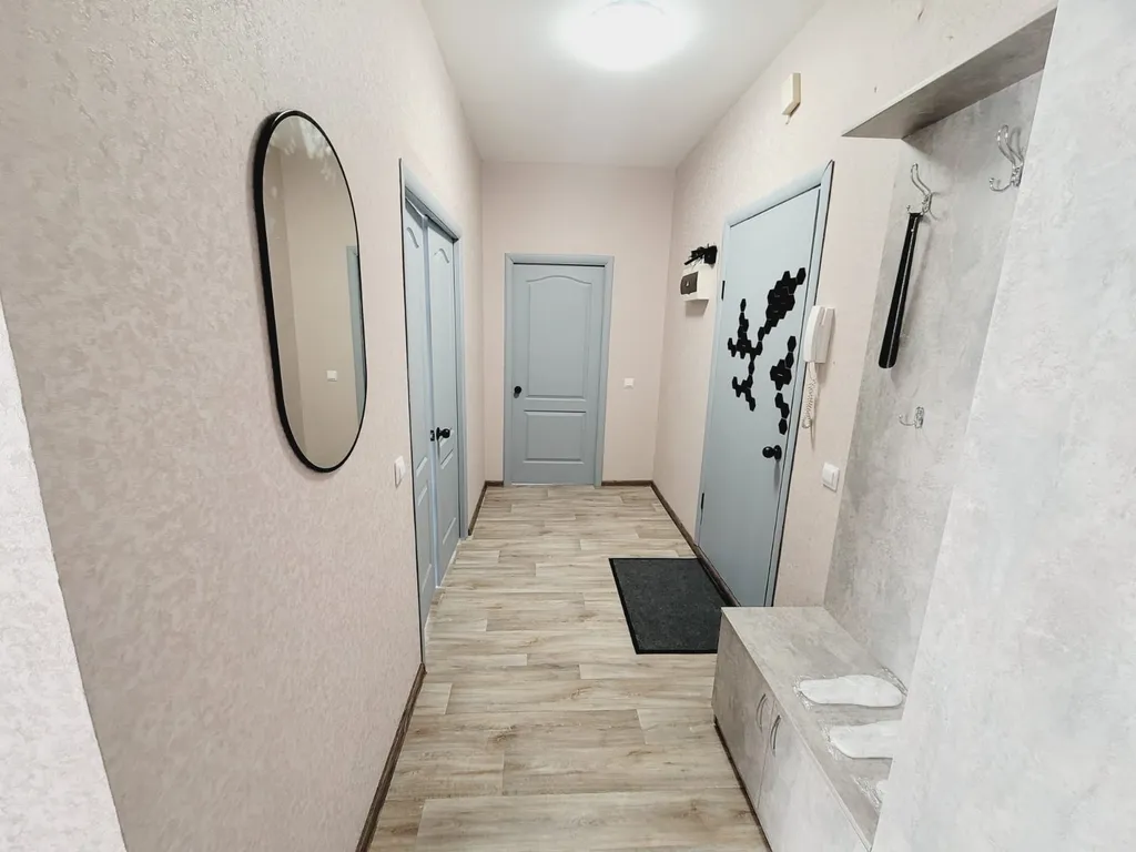 Просторная двухкомнатная квартира с балконом рядом с аквапарком