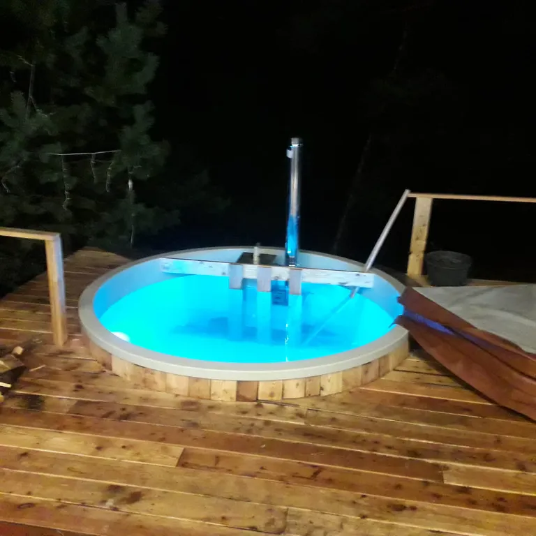 Уютный дом с баней и купелью в сосновом бору