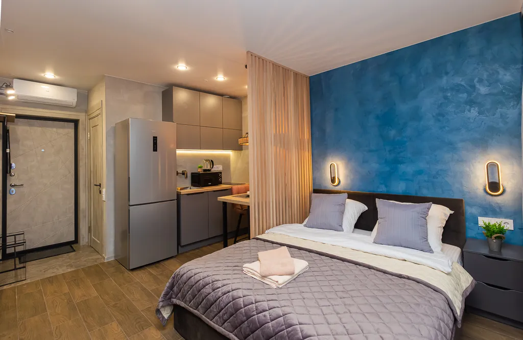 Квартира Стильная и уютная студия рядом с метро — аренда посуточно в Москва