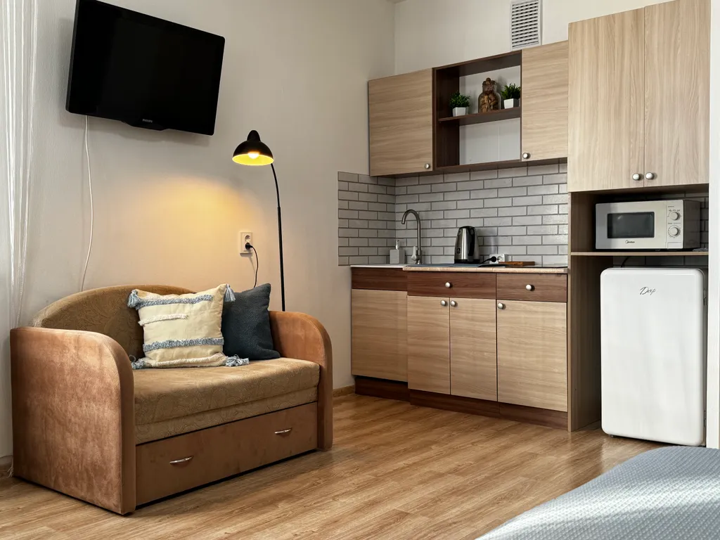 Квартира Квартира Уютная студия в ЖК Московский квартал — Ярославль