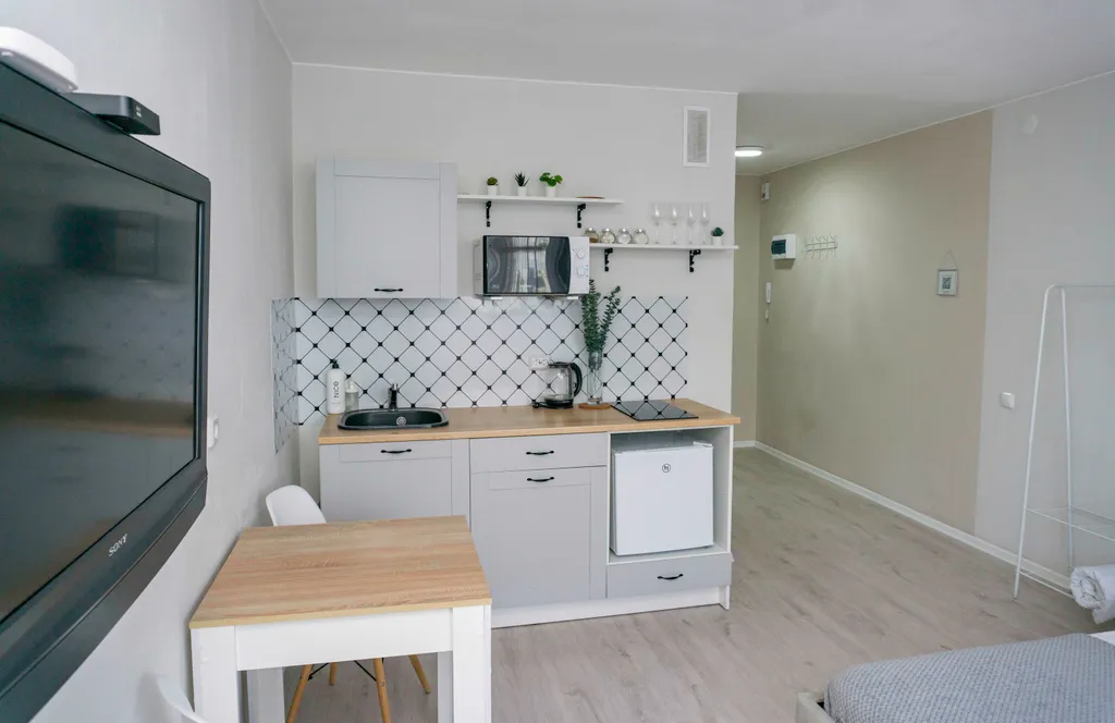 Уютная студия у леса с панорамным видом