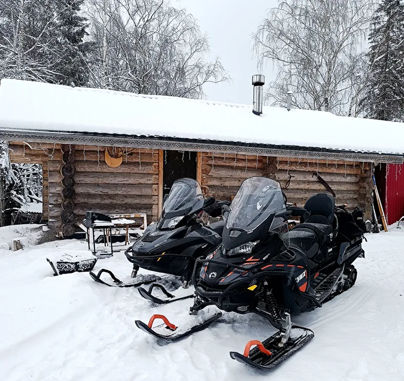 Дом-баня Дом охотника на берегу озера Нигозеро