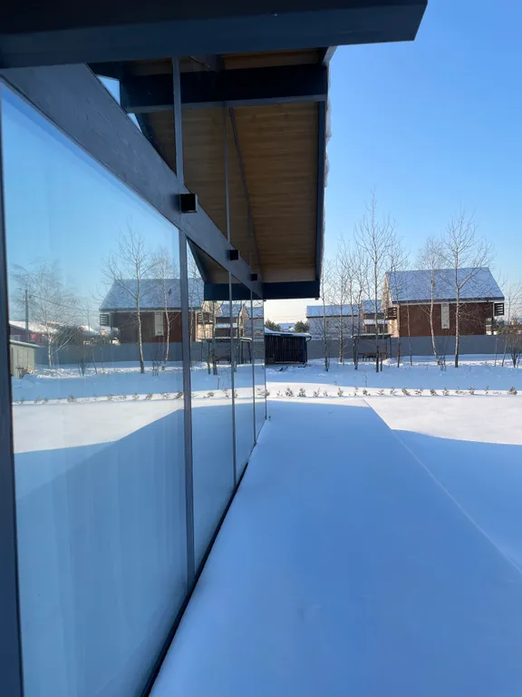 Коттедж Коттедж Фахверк с панорамным остеклением — Васькино