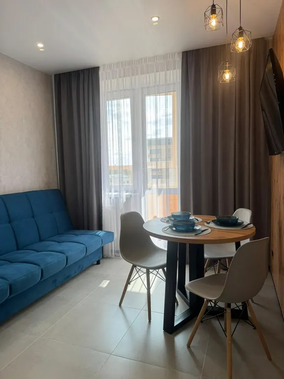 Евро-двухкомнатная квартира с дизайнерским ремонтном