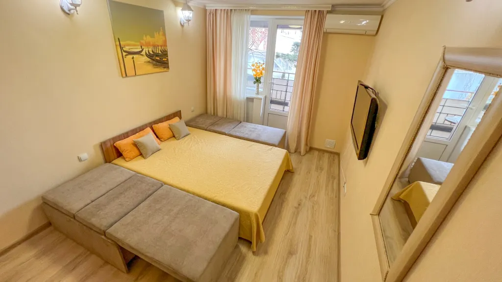 Семейные апартаменты 30 метрах до пляжа