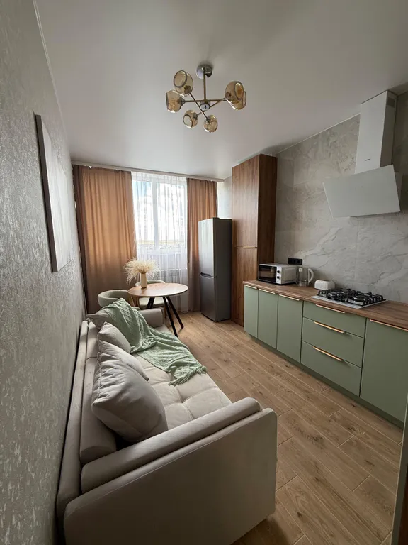 Новая квартира в центре города с видом на город и гору Змейку