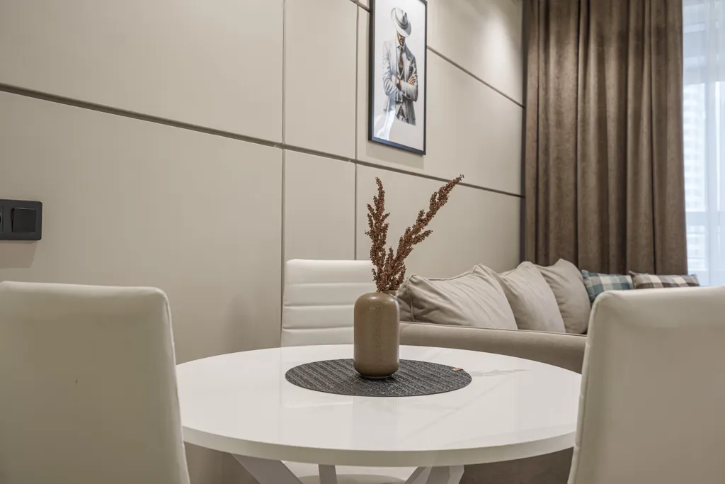 Лаконичная квартира Бурбон в ЖК Притяжение