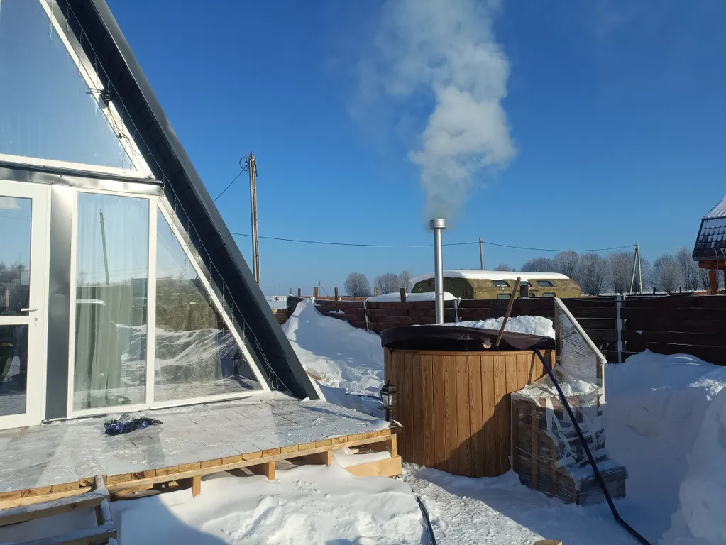 Домик а фрейм у Плеса