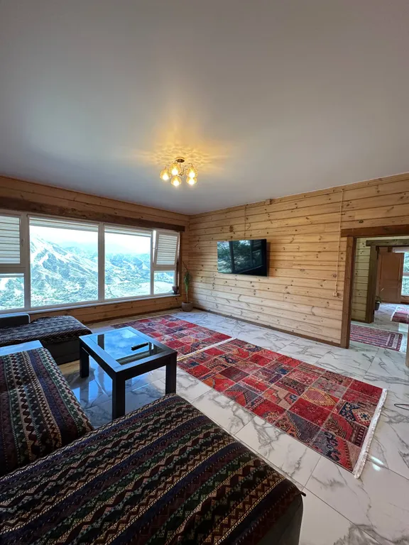 Роскошный эко дом Аквамарин с террасой у водопада и леса