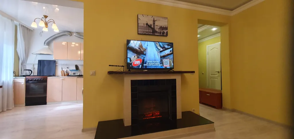 Евродвушка с кондиционером и камином