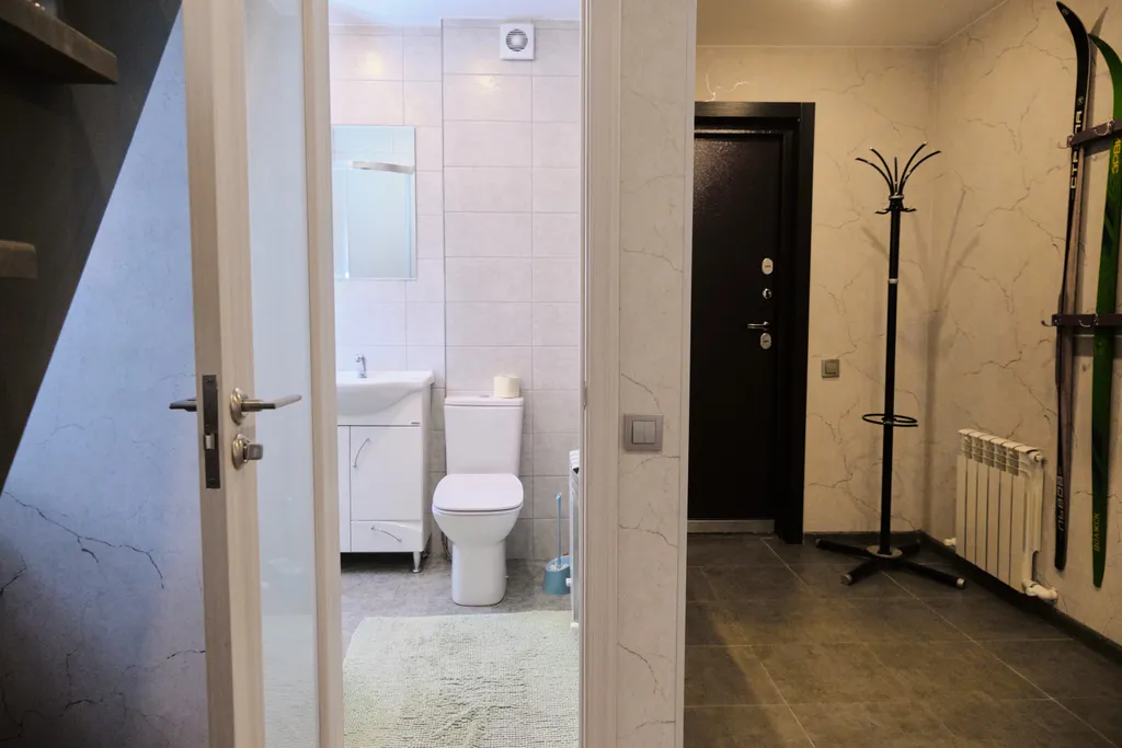 Дом с верандой, камином и сауной - вид на горы