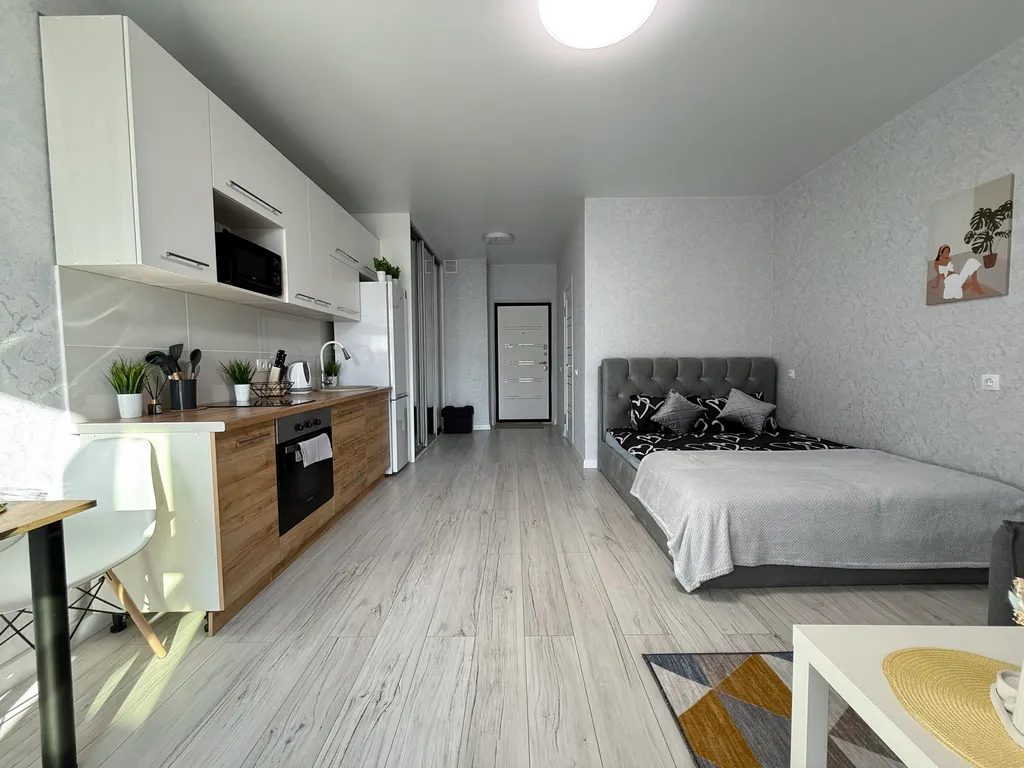 Квартира Квартира студия Glasgow с видом на город, с самозаселением — Минск