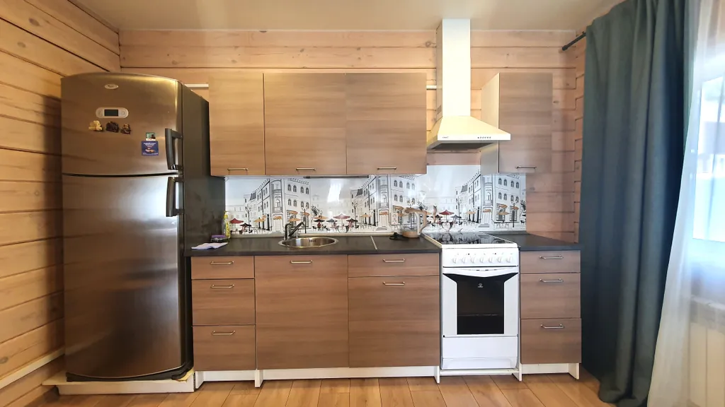 Дом в стиле шале, с сауной