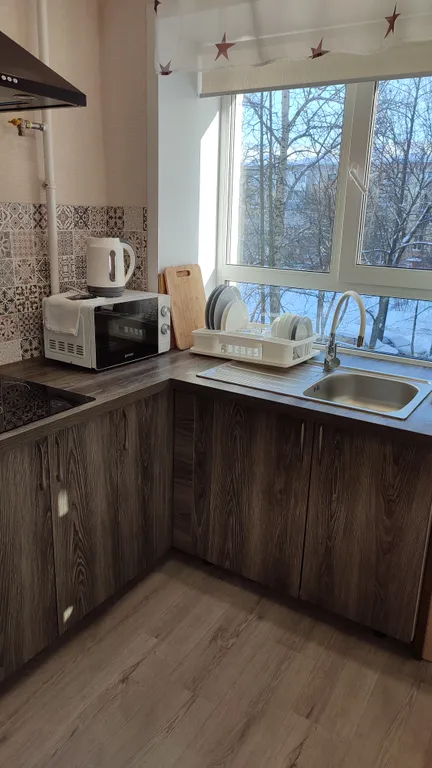 Квартира в центре города с видом на фонтан ( зимой главная ёлка)