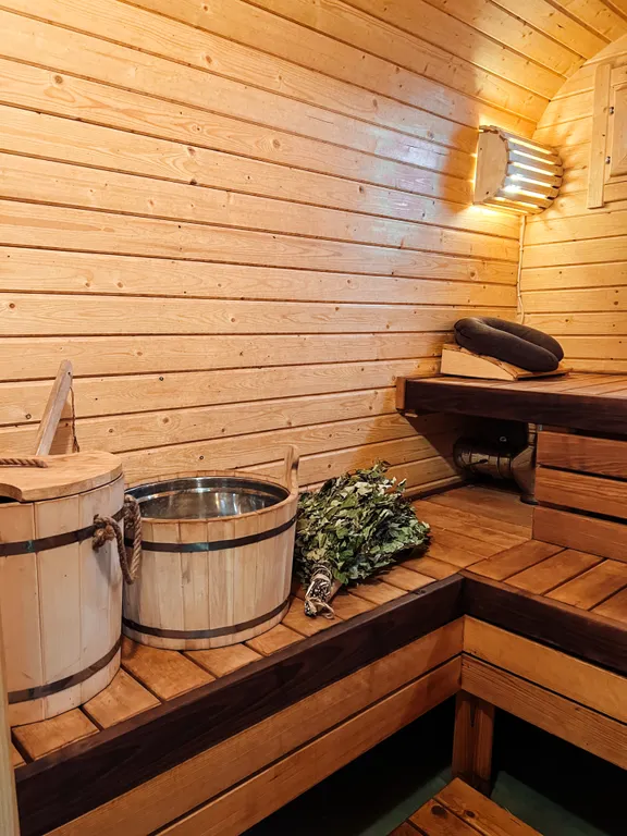 Дом с баней на дровах и гадающим кроликом