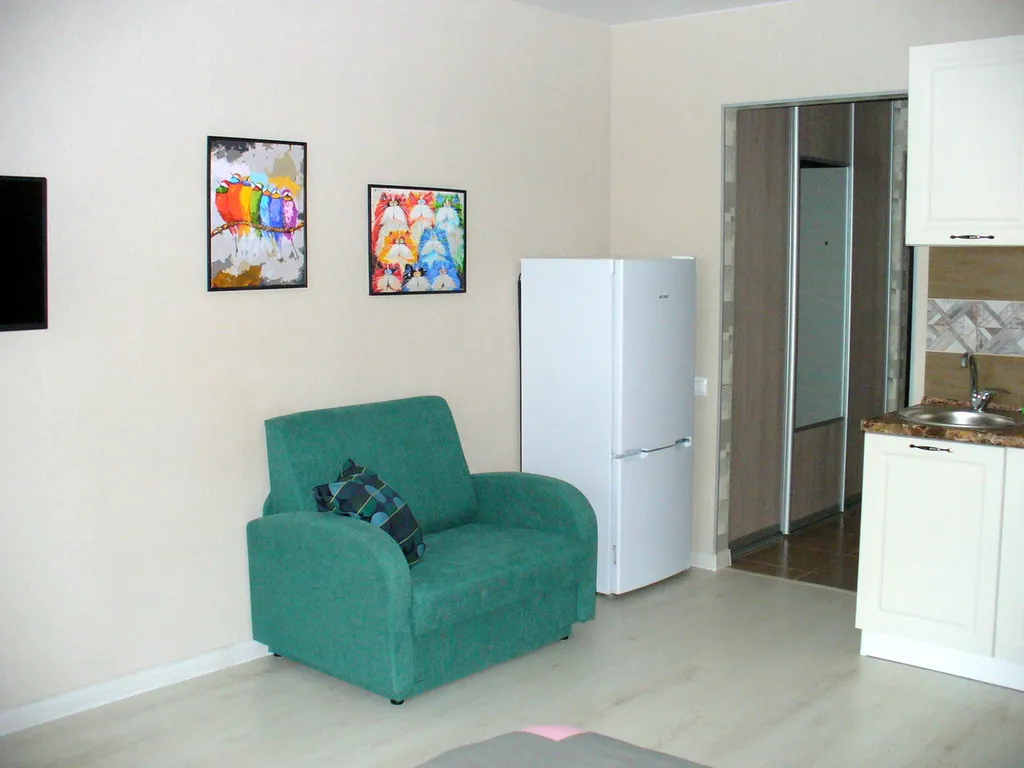 Квартира Квартира Солнечная студия в пасмурном городе — Шушары