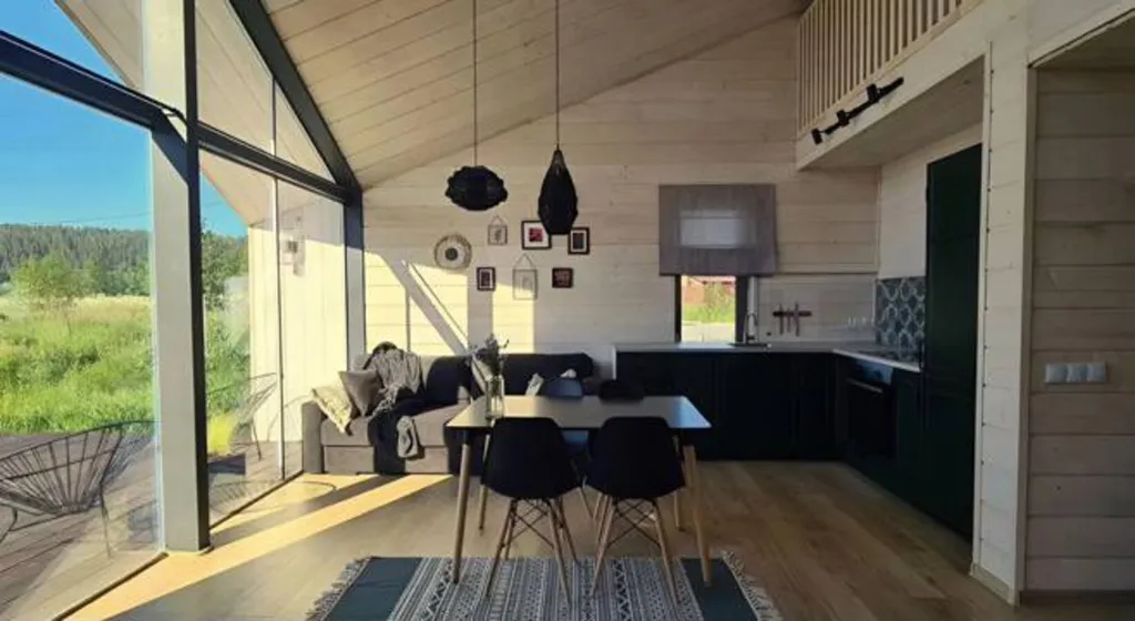 Лодж Ukko 75 кв.м на берегу Онежского озера