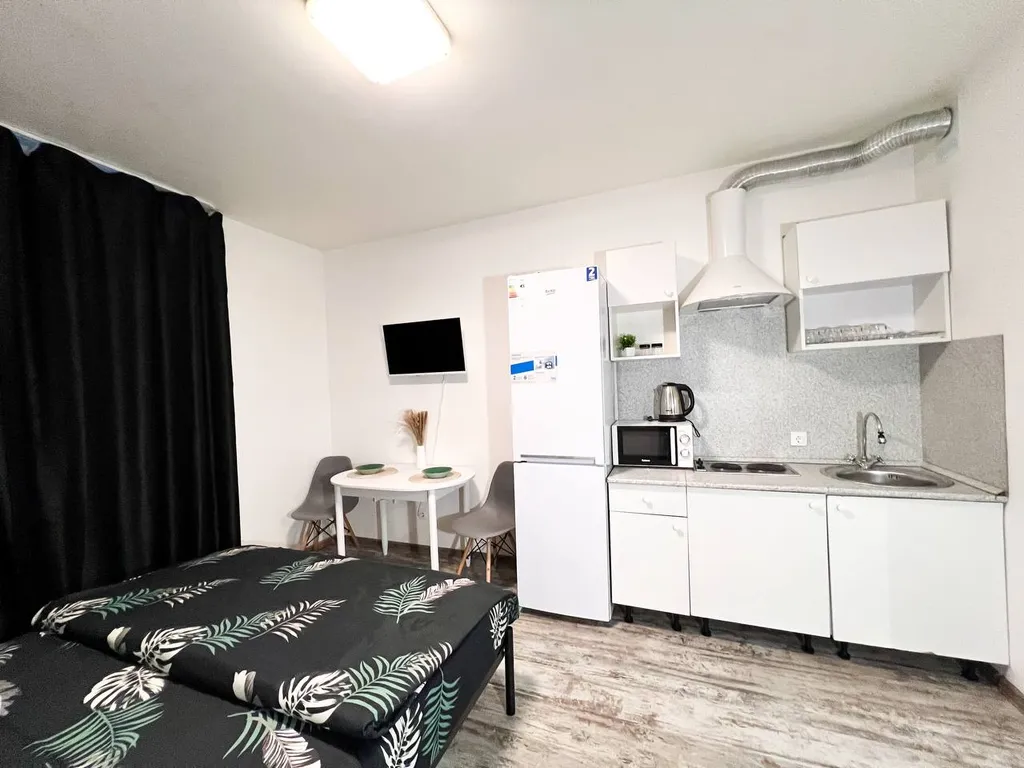 Квартира-студия у метро Девяткино для теплых вечеров