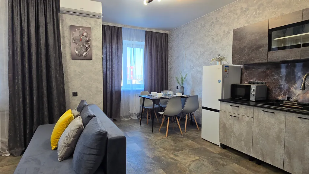 Уютная квартира с красивым видом на город