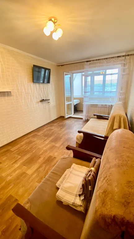 Уютная квартира с панорамным видом на город и гору Чатыр-Даг