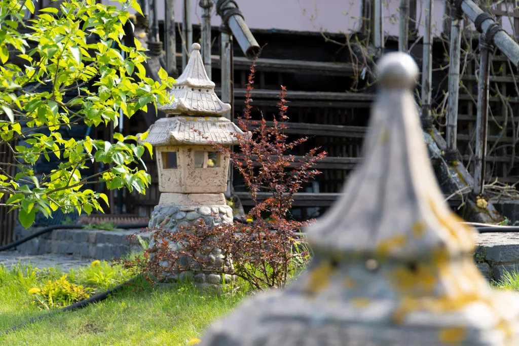 Коттедж Дом на пруду с дровяной сауной и караоке в китайском стиле — Высоково