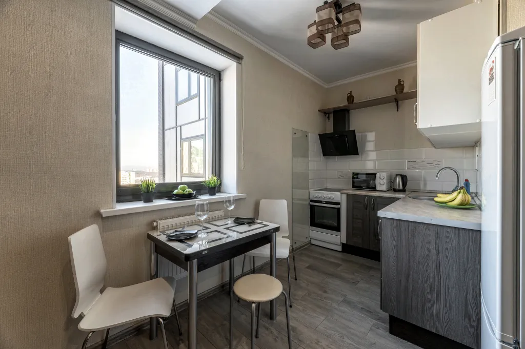 Апартаменты на 17 этаже с видом на город