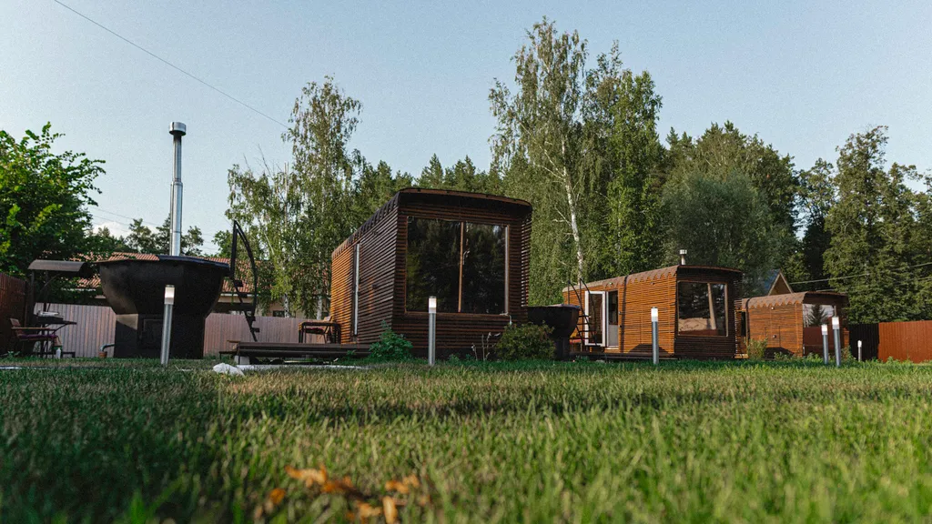 Коттедж Уютный домик в лесу — Новая