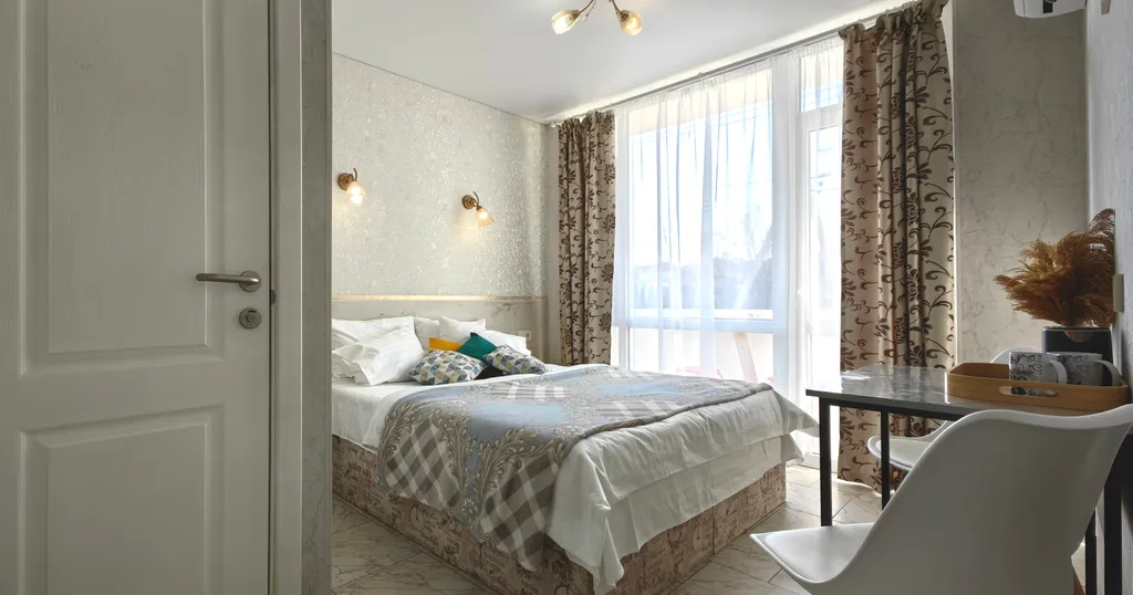 Уютный апарт с балконом, отопление, беседка, парковка