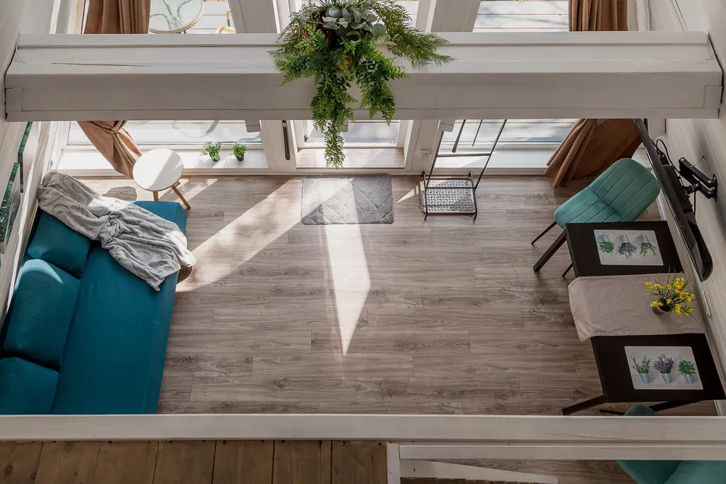 Уютный А-фрейм в современном стиле