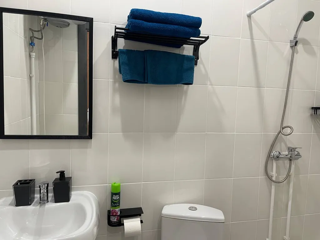 Новый уютный номер с двумя раздельными односпальными кроватями