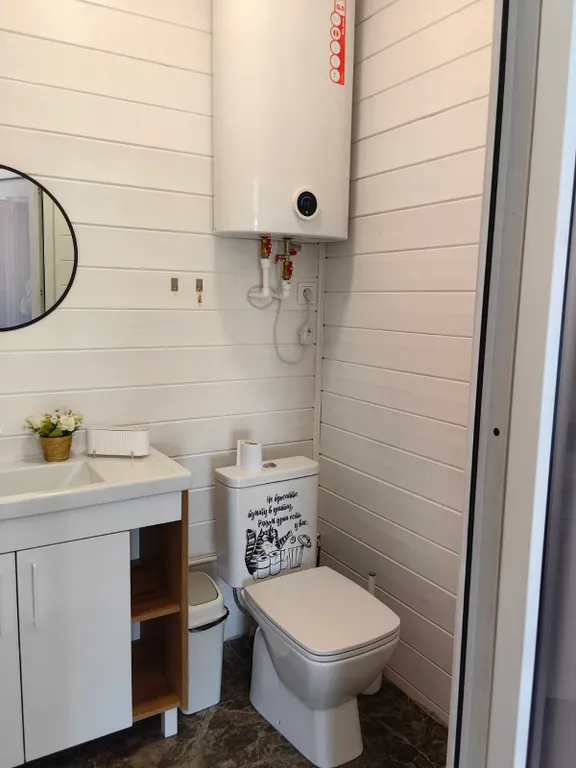 Дом на берегу озера с сауной и купелью