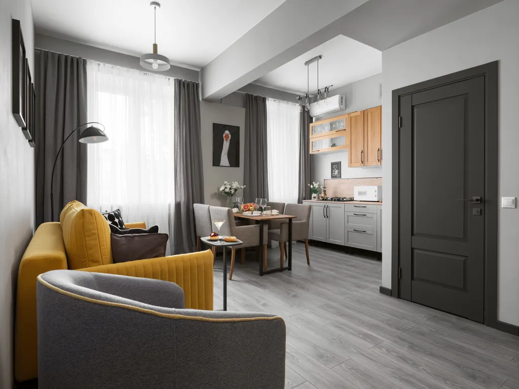 Квартира Квартира с видом на набержную и котельническую высотку — Москва